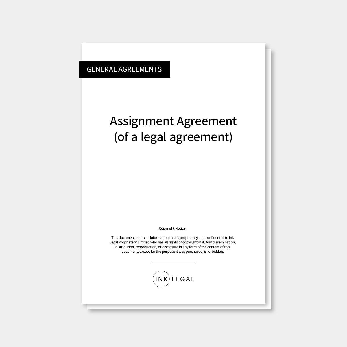 Assignment Agreement (of a legal agreement)