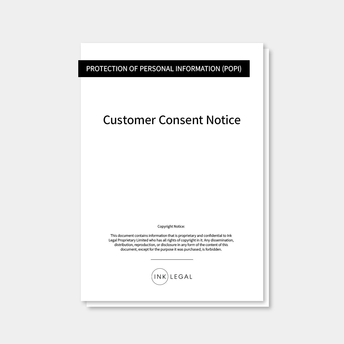 Customer Consent Notice