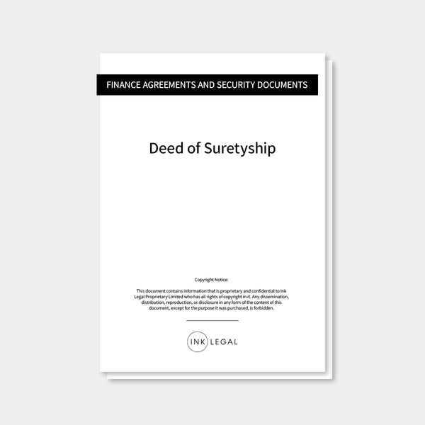 Deed of Suretyship – Ink Legal