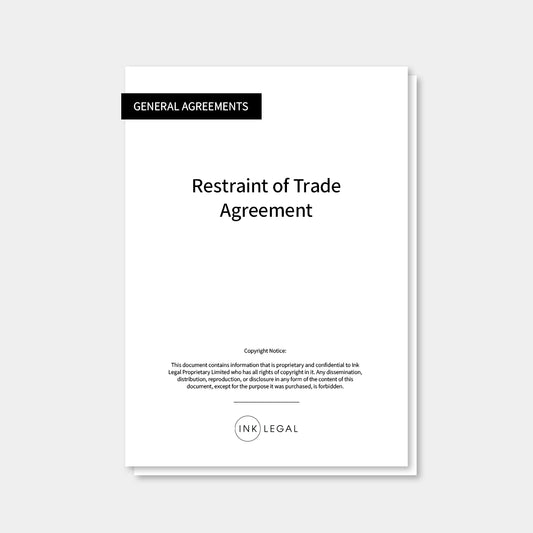 Restraint of Trade Agreement