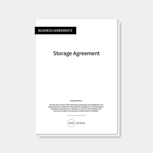 Storage Agreement