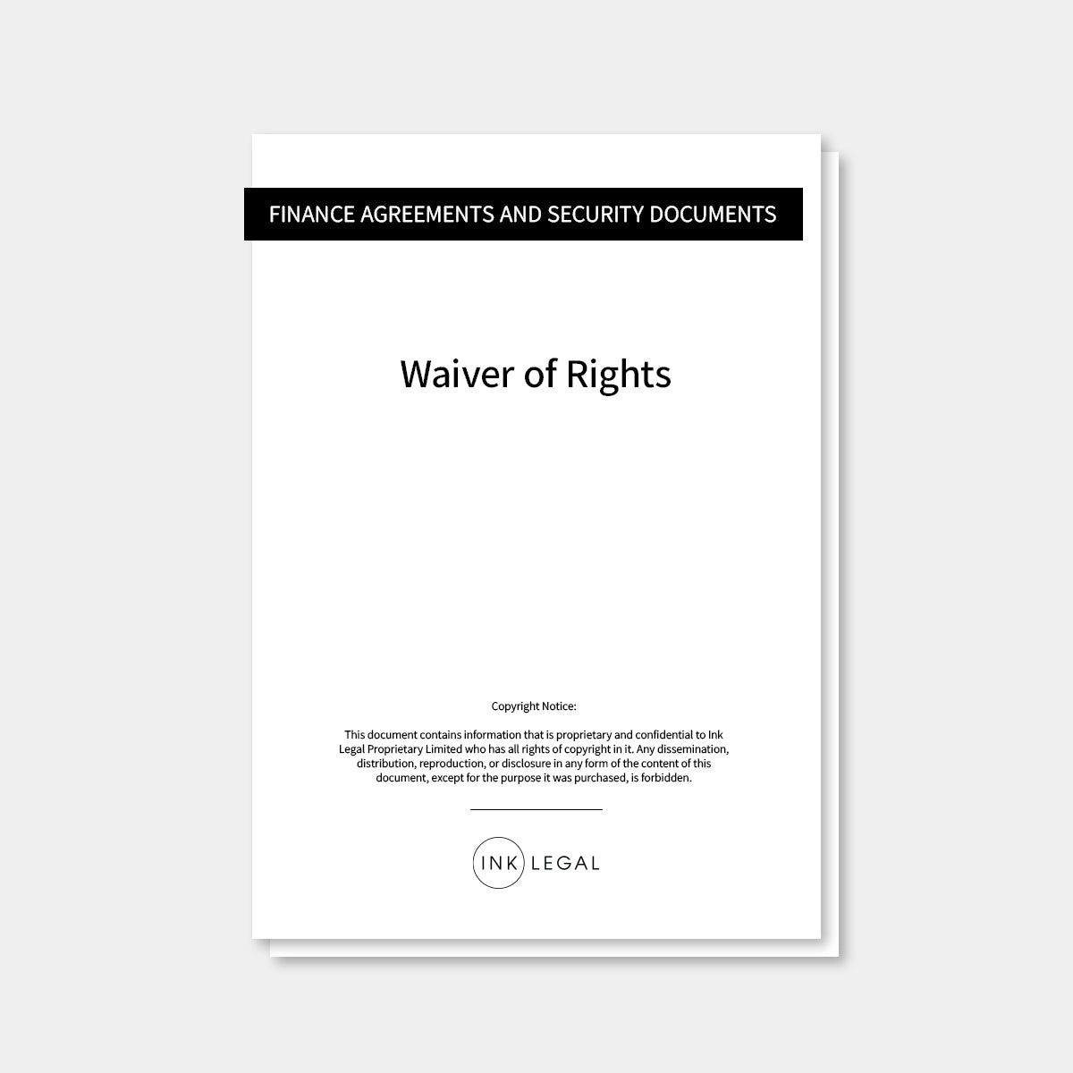 Waiver of Rights